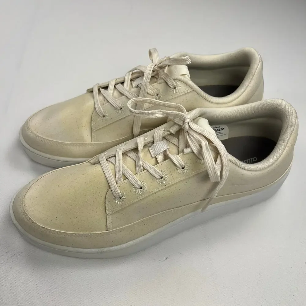 Allbirds Men’s Plant Pacer Sneaker Shoes Natural w/Blizzard White Sole Size 12 - Picture 4 of 14